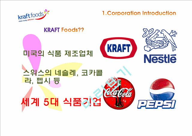 Kraft foods Corporation Introduction   (4 )